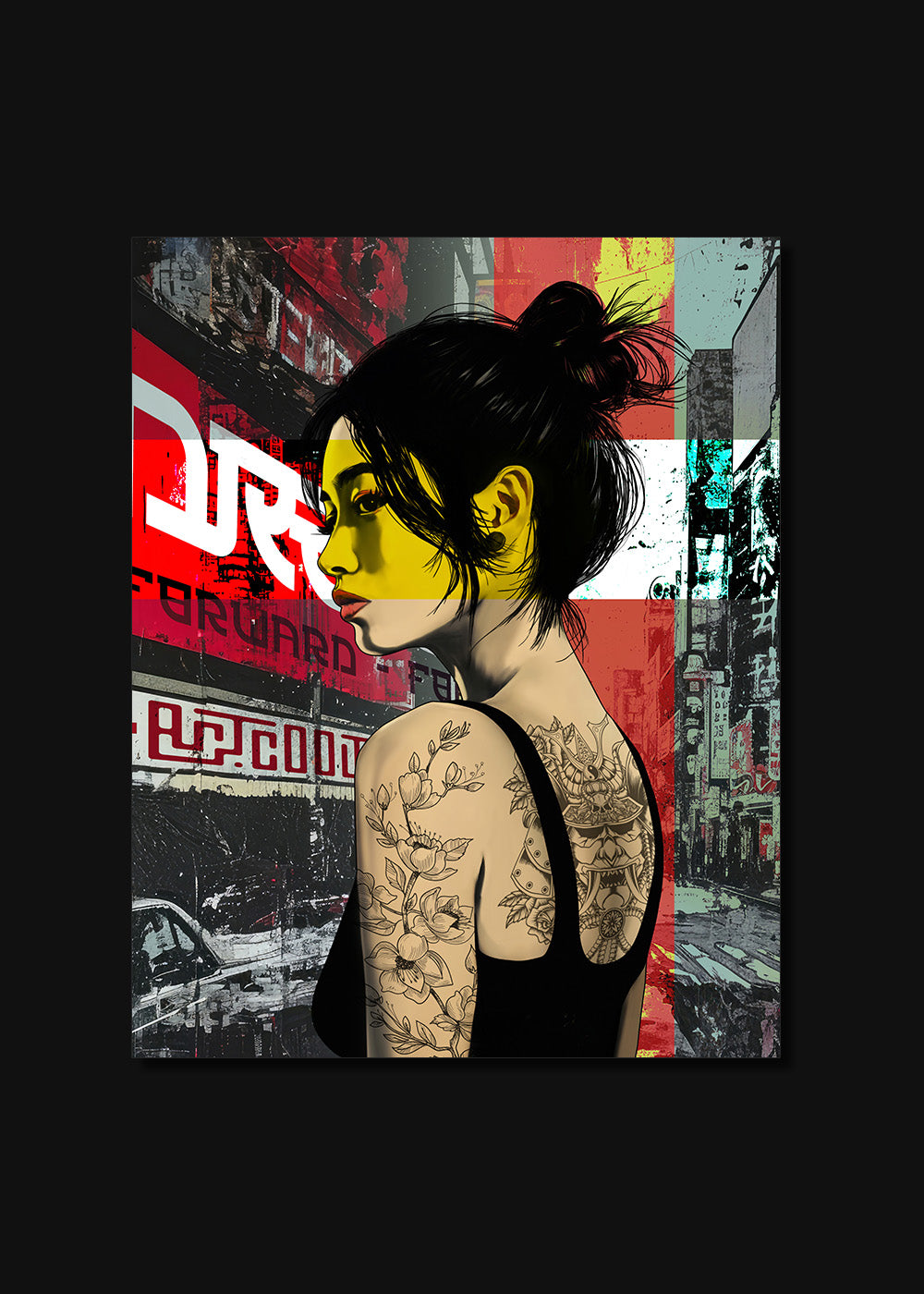 Asian Urban Grunge - Poster